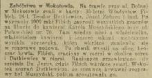 Zabójstwo w Mokotowie, 1921