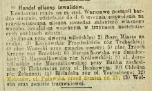 Inwalidzi uzyskują, 1922
