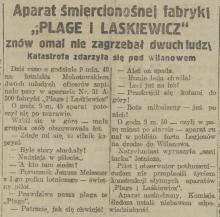 Aparat śmiercionośnej fabryki, 1924
