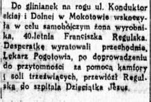 Desperatka uratowana, 1924