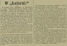 W Latarni, 1925