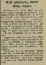 Mecz Polo-Klubu, 1925