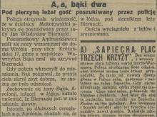 Pod pierzyną, 1925