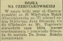 Bójka na Czerniakowskiej, 1925