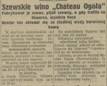 Chateau Ogała, 1925