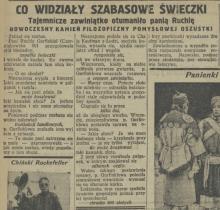 Zawiniątko, 1925