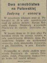 Jodyną i esencją, 1926