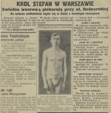 Król Stefan, 1926