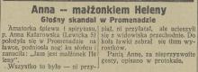 Małżonek Heleny, 1926