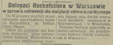Rockefeller funduje, 1926