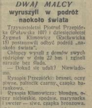 Naokoło świata, 1926