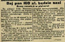 Szantaż w piekarni, 1926