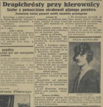 Przygoda Kuźmy Blondyńca, 1926