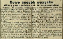 Nowy sposób wyzysku, 1926