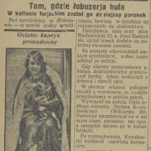 Łobuzeria na czereśni, 1926