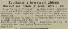 Spotkanie z krwawym zbirem na Czerniakowskiej. 1926