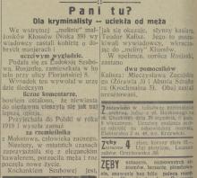 Mieczysław Zagajski pomocnik kasiarza. Express Poranny, 19297