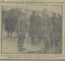 Po pożarze, 1927