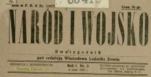 Naród i Wojsko, 1927