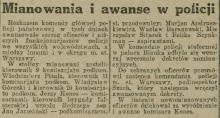Komisarz Kones, 1927