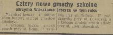 Nowy gmach, 1927