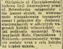Tramwaj na Belwederskiej, 1927