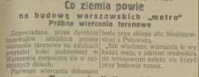 Co ziemia powie, 1927