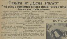 Panika w Luna Parku, 1928