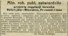 Projekt zatwierdzony, 1928