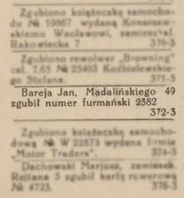 Bareja, 1929