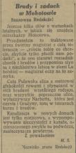 Mokotów przypomina Izbicę. Bród, zaduch. 1929.