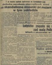 Skandaliczne stosunki w zakładzie leczenia jaglicy. Czerniakowska 131. 1929.