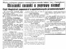 Obiecanki cacanki, 1929