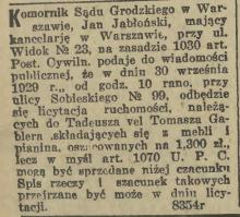 Sielanka upada, 1929