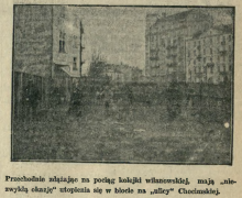 Okazja utopienia się w błocie, 1930