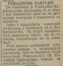 Porachunki partyjne, 1930