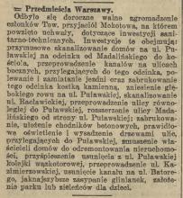 Mnóstwo do zrobienia, 1930
