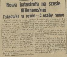 Nowa katastrofa, 1930