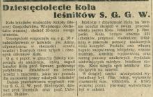 Koło leśników, 1930