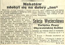 Dobry ton, 1930