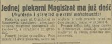 Magistrat ma dość, 1930
