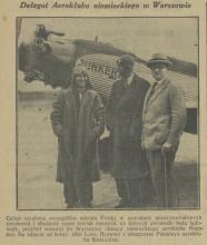 Delegat niemiecki, 1930