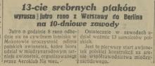 13 ptaków, 1930
