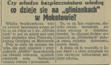 Na gliniankach, 1930