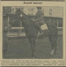 Koński laureat, 1930