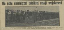 Na polu rewji, 1930