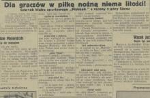 Piłkarz strącony, 1931