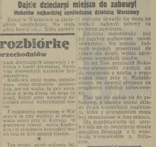 Miejsca do zabawy! 1931