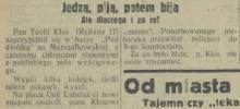 Nie wiadomo za co, 1931