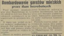 Bombardowanie garażów, 1931